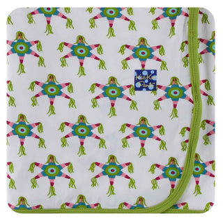 Print Bamboo Swaddling Blanket - Natural Pinata, One Size KicKee Pants Size: One Size