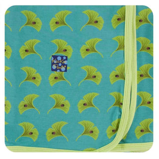 Print Swaddling Blanket - Neptune Ginkgo, One Size Swaddling Blankets