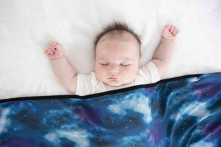 KicKee Pants Print Swaddling Blanket - Red Ginger Galaxy, One Size