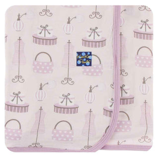 KicKee Pants Print Swaddling Blanket - Shopping Paris, One Size