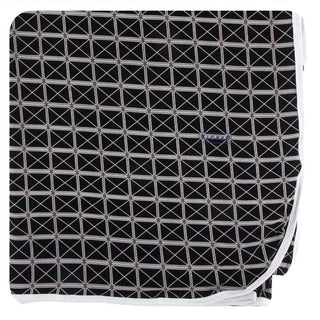 Print Throw Blanket - Midnight Infrastructure, One Size KicKee Pants Size: One Size