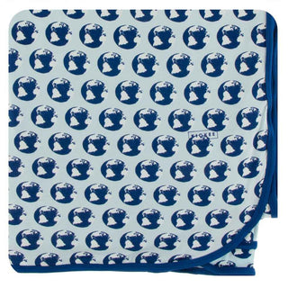 KicKee Pants Print Throw Blanket - Spring Sky Environmental Protection, One Size