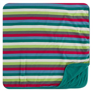 KicKee Pants Print Toddler Blanket - 2020 Multi Stripe, One Size