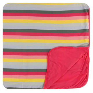KicKee Pants Print Toddler Blanket - Biology Stripe, One Size