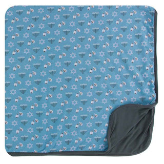 KicKee Pants Print Toddler Blanket - Blue Moon Hanukkah, One Size