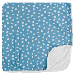 KicKee Pants Print Toddler Blanket - Blue Moon Snowballs, One Size