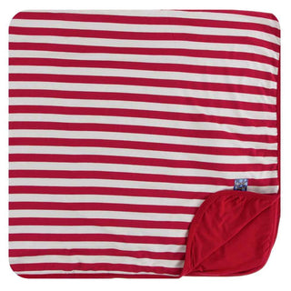 KicKee Pants Print Toddler Blanket - Candy Cane Stripe 2019, One Size