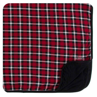 KicKee Pants Print Toddler Blanket - Crimson 2020 Holiday Plaid, One Size