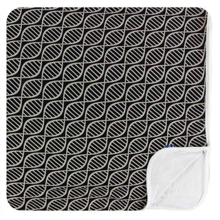 KicKee Pants Print Toddler Blanket - Midnight Double Helix, One Size