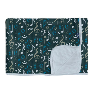 Print Toddler Blanket - Pine Music Class - One Size KicKee Pants