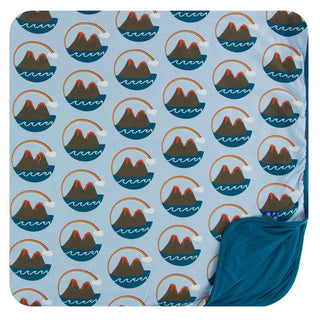 KicKee Pants Print Toddler Blanket - Pond Volcano, One Size