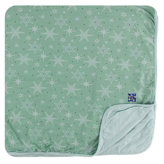 KicKee Pants Print Toddler Blanket - Shore Snowflakes, One Size