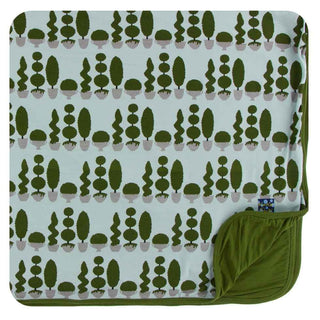 KicKee Pants Print Toddler Blanket - Spring Sky Villa Garden, One Size