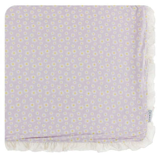 Ruffle Toddler Blanket - Thistle Chamomile KicKee Pants