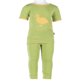 KicKee Pants Short Sleeve Pajama Set, Meadow Duck