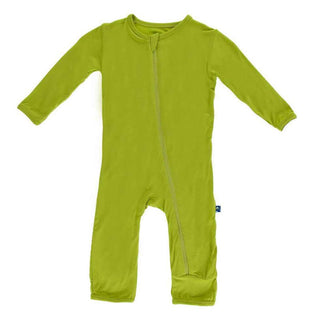 KicKee Pants Solid Coverall with 2-Way Zipper - Meadow
