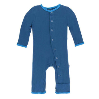 KicKee Pants Solid Coverall with Snaps - Twilight with Amazon
