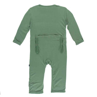 KicKee Pants Solid Coverall with Zipper - Shore
