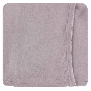 KicKee Pants Solid Knit Blanket EH - Feather, One Size EH
