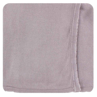 Solid Bamboo Knit Blanket EH - Feather, One Size EH Swaddling & Receiving Blankets