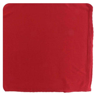 KicKee Pants Solid Knit Toddler Blanket EH - Flag Red, One Size EH