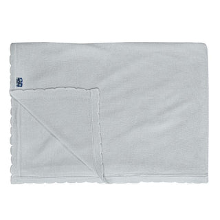 Solid Bamboo Knitted Stroller Blanket - Fresh Air, One Size (SP21) Swaddling & Receiving Blankets