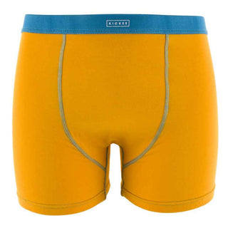 KicKee Pants Solid Mens Boxer Brief, Tamarin with Amazon