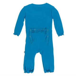 KicKee Pants Solid Muffin Ruffle Coverall with Snaps - Amazon
