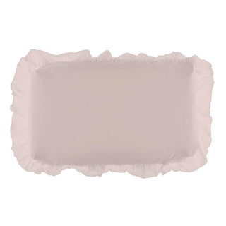 KicKee Pants Solid Ruffle Changing Pad Cover - Baby Rose, One Size SP21