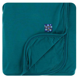 Solid Stroller Blanket EH - Oasis, One Size EH KicKee Pants