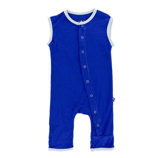 KicKee Pants Solid Tank Coverall - Kite with Pond