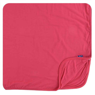 Solid Toddler Blanket EH - Flag Red, One Size EH KicKee Pants