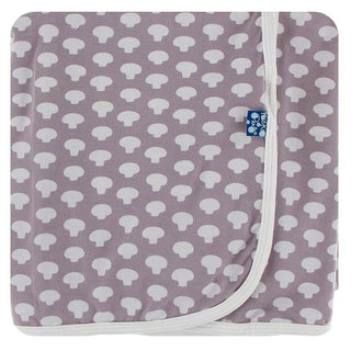 KicKee Pants Swaddling Blanket - Quail Button Mushrooms