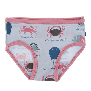 KicKee Pants Underwear for Girls - Dew Crab Types