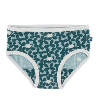 KicKee Pants Underwear for Girls - Jade Running Buffalo Clover
