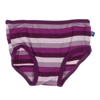 KicKee Pants Underwear Set - Coral Stripe and Melody Sharks