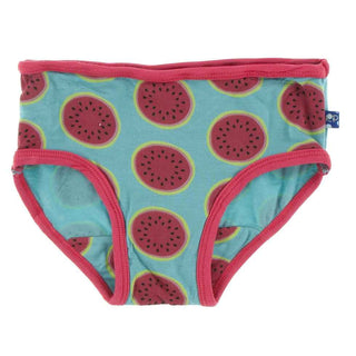 KicKee Pants Underwear Set - Neptune Watermelon and Red Ginger Ginkgo