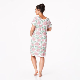 KicKee Pants Women Print Labor and Delivery Hospital Gown - Fresh Air Florist