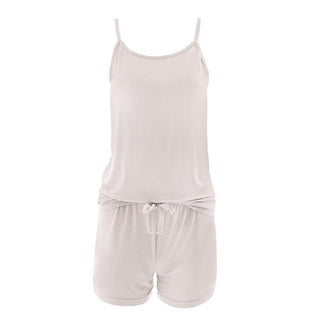 KicKee Pants Women Solid Cami and Lounge Shorts Set - Baby Rose SP21