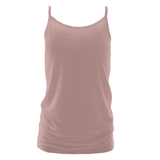 KicKee Pants Womens Solid Cami Tank Top - Antique Pink