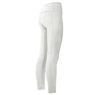 Women's Solid Bamboo Luxe Leggings with Pockets - Pearl Blue Pants