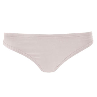 Women's Solid Bamboo Thong Underwear - Baby Rose Underwear