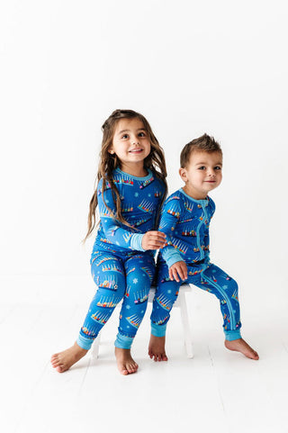 Kiki and Lulu Bamboo Long Sleeve Pajama Set - Menorah