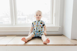 Boy's Shortie Romper - Let's Give Em Something to Guac About Baby One-Pieces Kiki and Lulu Size: 9-12 Months