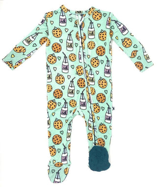 Footie with Zipper - FriendChip Goals Baby & Toddler Sleepwear Kiki and Lulu Size: 0-3 Months