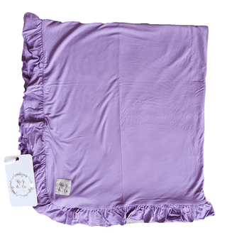 Double Layered Ruffle Stroller Blanket - OrchidKozi and Co.Size: One Size