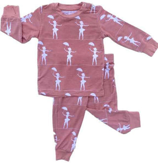 Kozi and Co Long Sleeve Pajama Sets -Tightrope