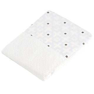 Kushies Ben & Noa Cotton Percale Changing Pad Cover - Blue Squares