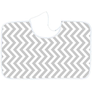 Kushies Cotton Flannel Nursing Canopy - Grey Chevron