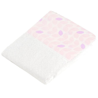 Kushies Girl's Ben & Noa Cotton Percale Changing Pad Cover - Pink Petals